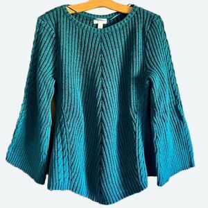 Style & Co. 100% Cotton Bell Sleeve Sweater